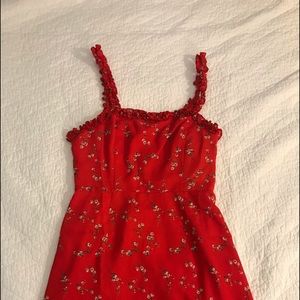 red floral Lulu’s dress NEVER WORN